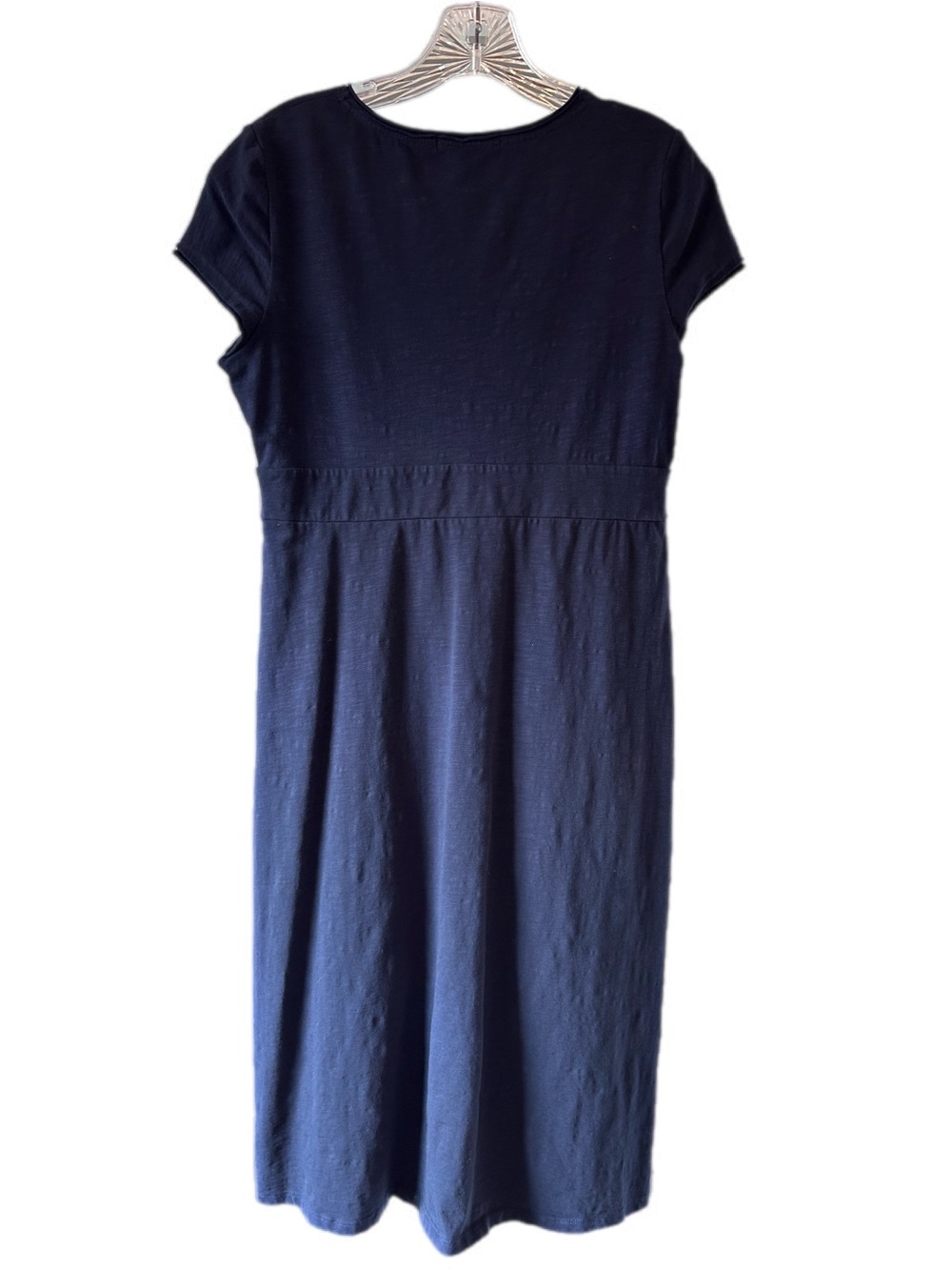 Boden Lottie Navy Wrap-Front Midi Dress - Picture 3 of 6